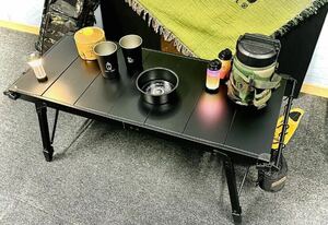 アウトドアテーブル キャンプテーブル アルミ ソロ キャンプ アウトドア ロー テーブル軽量 コンパクト 折りたたみ BBQ 用品