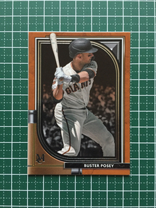 ★TOPPS MLB 2021 MUSEUM COLLECTION #51 BUSTER POSEY［SAN FRANCISCO GIANTS］ベースカード「BASE」COPPER パラレル版★