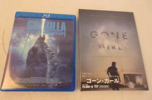 【同梱可】中古品 洋画 Blu-ray ゴジラ キング・オブ・モンスターズ/ゴーン・ガール(未開封) 2点グッズセット