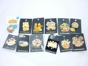 [ including in a package possible ] secondhand goods Disney Mickey minnie Pooh other Christmas count down etc. pin badge goods set 