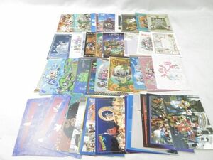 【同梱可】中古品 ディズニー ミッキー プリンセス 実写 他 ハロウィン 年賀状 等 ポストカード 56枚 グッズセット