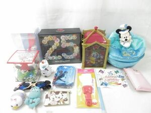 【同梱可】中古品 ディズニー ミッキー 美女と野獣 リルリンリン 他 ポップコーンバケット タオル 等 グッズセット