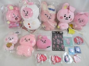 【同梱可】中古品 韓流 防弾少年団 BTS BT21 COOKY のみ ぬいぐるみ ぬいぐるみキーホルダー 缶バッジ 等 グッズセッ