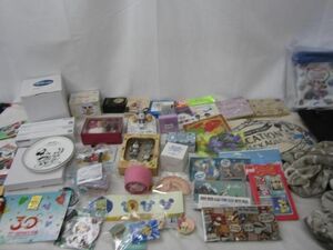 [ set sale secondhand goods ] Disney Mickey minnie other figure blanket bag pin badge etc. goods set 