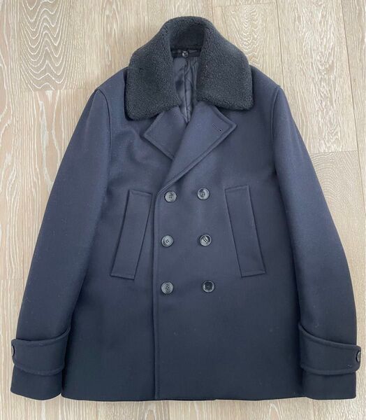 Officine Generale ウール ネービー コート 48 (M)
