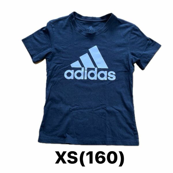 Tシャツ adidas アディダス　XS 160 ブラック