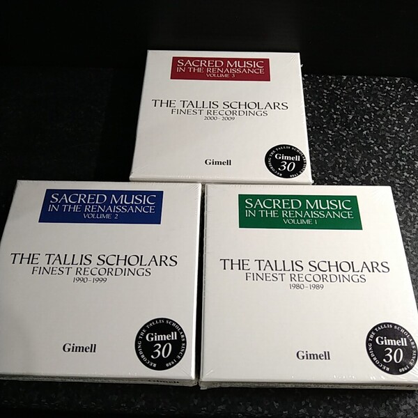 f(未開封 まとめて 3セット)タリス・スコラーズ 全録音集 Tallis Scholars Finest Recordings 4CD×3