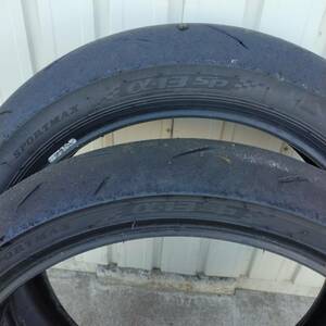 ダンロップ α13SP 110/70Z17 140/70R17 前後セット中古 CBR250R　その2