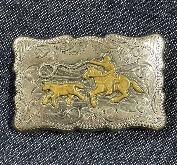 フロンティア Frontier スターリング シルバー バックル Vintage Sterling Silver Buckle