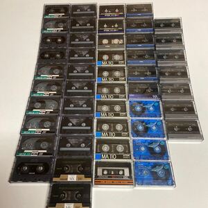 14.TDK maxell DENON カセットテープ METAL メタル ハイポジション メタルポジション90分/100分/110分/120分録音済み　中古　未確認 計48本
