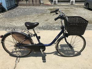 T5 present condition. .. used electric bike 1 jpy outright sales! Panasonic Bb DX blue written guarantee attaching owner manual attaching delivery Area inside is postage 3800 jpy . delivery 