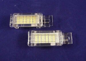 【送料無料】 メルセデス ベンツ 用　LED 18発ｘ2　カーテシ ライト ランプ 　Cクラス W203　CLK W208 W209　SLK R171 R172　２個セット