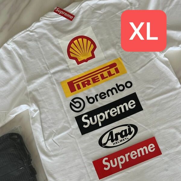 Supreme x Ducati Logos Tee "White"