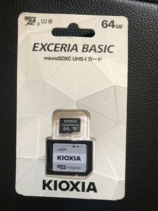 新品未使用 キオクシア microSDXC メモリカード 64GB