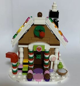 【中古品】LEGO 40139 ジンジャーブレッドハウス　お菓子の家
