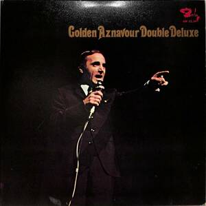 A00563542/LP2枚組/シャルル・アズナヴール「Golden Aznavour Double Deluxe (1969年・GW-23～24・シャンソン)」