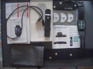  smart watch (E500) body + option + exchange band 