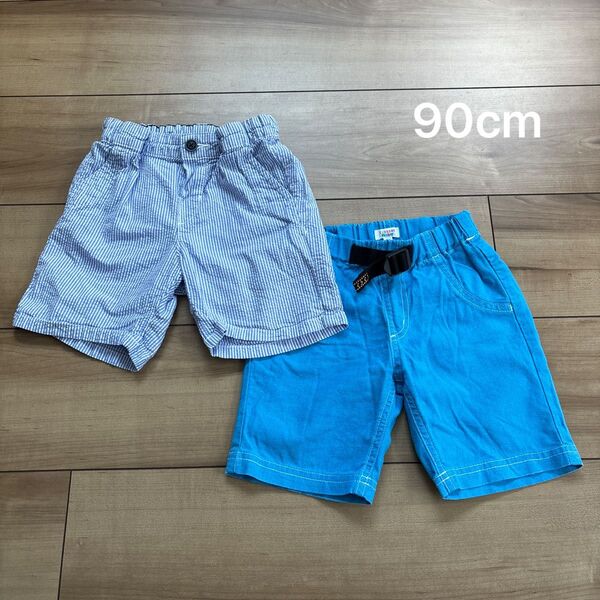 H&M しまむら*ハーフパンツ 90cm 2枚セット