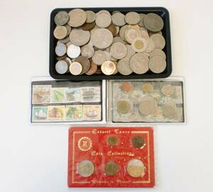 ◆◇1円～ ♪　外国コイン　古銭 貨幣 硬貨　いろいろまとめて 1.8Kｇ以上 おまけ付き◇◆