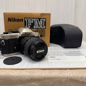 【#7669 Nikon FM 10 レンズ Zoom-NIKKOR ニッコール 35～70mm 1:35～4.8 フィルムカメラ 一眼レフ 画像判断 動作未確認 現状品 中古品】