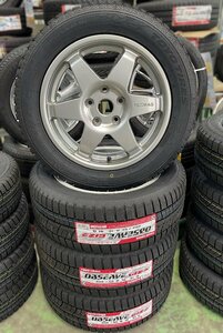 中古 社外アルミ 16インチ+新品 トーヨー オブザーブ GIZ2 205/55R16 スタッドレスタイヤ 4本セット フォルクスワーゲンゴルフ,アウディA3