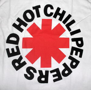 ★レッド ホット チリ ペッパーズ Tシャツ 白 Red Hot Chili Peppers Aterisk - M 正規品 レッチリ RHCP