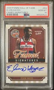 【 364枚限定 PSA 10 Gem Mint 】 Hayes 2009 Panini Hall Of Fame Famed Signatures /364 On Card Auto 直筆サインカード NBA