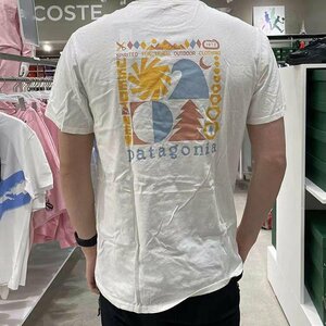 パタゴニア patagonia Tシャツ　半袖　丸首　絵柄　イラスト　ロゴ　文字　シンプル　コットン　男女兼用　XS-3XL　サイズ選択可能　TT310