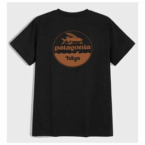 パタゴニア patagonia Tシャツ　半袖　丸首　イラスト　文字ロゴ　コットン　男女兼用　XS-3XL　サイズ選択可能　TT202