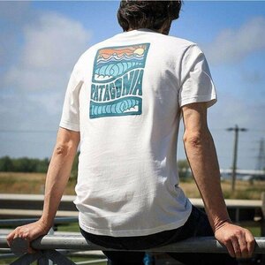 1000 jpy start Patagonia patagonia T-shirt short sleeves ound-necked . pattern illustration character cotton man and woman use XS-3XL size selection possibility TT250
