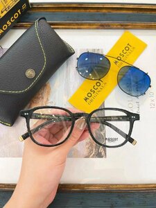 送料無料 MOSCOT モスコット ARTHUR サングラス 伊達眼鏡 2way レンズ 2点 日焼け止め フルリム 小顔 未使用 50mm TT95