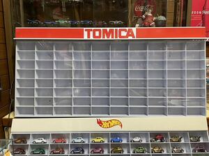  Tomica collection case store exhibition for 80 stand amount ( length 8 pcs : width 10 pcs )Hot Wheels