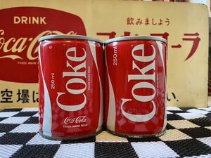 ★Coca-Cola Coke コカコーラグッズ　コカ・コーラ空缶 250ml ハンディ缶　オーストラリア　2缶