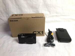 **[* junk ] RICOH digital camera CX1 black **