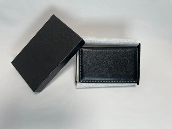 【未使用/美品】ノンブランド/CARD WALLET 名刺入れ/Black