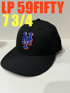 LP 59FIFTY ニューヨーク メッツ MLB ブラック Amazingstore別注モデル 7 3/4