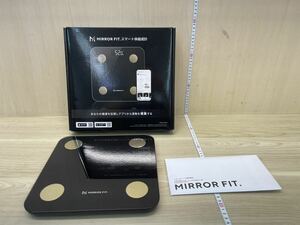 展示美品　MIRROR FIT.(ミラーフィット) スマート体組成計 体重計　スマホ連動