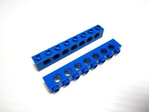 レゴ★青色の１×８テクニックビーム２点セット（中古品）