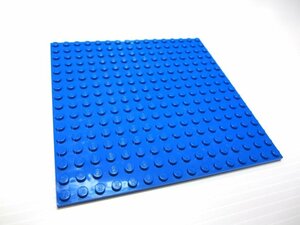 レゴ★未使用！裏もくっつく青色のベースプレート(16X16)