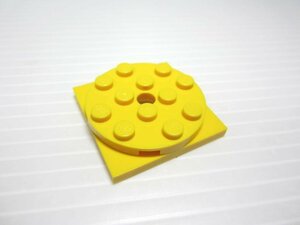 レゴ★未使用！黄色のターンテーブル（４×４）