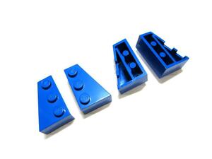 レゴ★青色の２×３ウェッジパーツ２ペアセット（中古品）