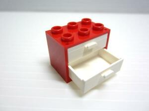 レゴ★未使用！引き出しタイプの収納庫（赤色）