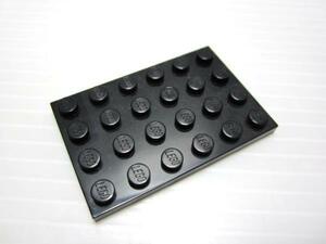 レゴ★黒色の４×６プレート（中古品）