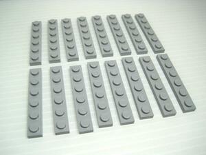 レゴ★未使用！新灰色の１×６プレート１６点セット