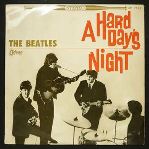 【日盤LP】ビートルズ/ビートルズがやってくるヤァ!ヤァ!ヤァ!(並品,赤盤,A Hard Day's Night,OP-7123)