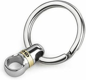 TISUR titanium key ring car key holder men's smart key metal fittings 360° rotation connector lost .