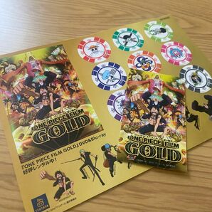 onepiece gold film ステッカー 非売品