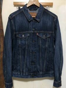 LEVI‘S トラッカージャケット　ビックE 72334-0574 インディゴ　レザーパッチ リーバイス 中国製 綿100% デニムジャケット BIGE 