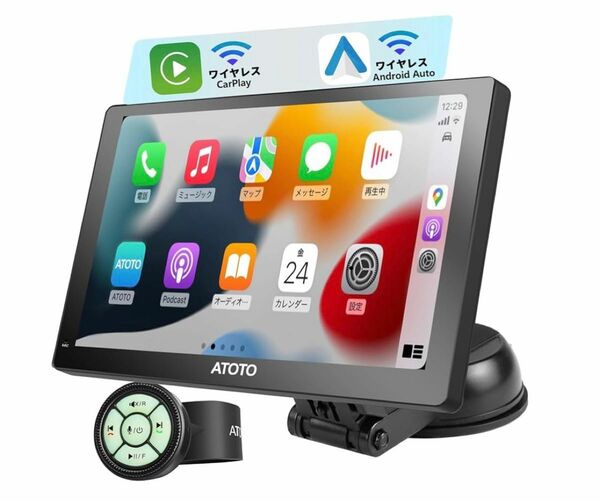 ATOTO P5 ポータブルナビ 7インチ ワイヤレス Carplay＆Android Auto 新品