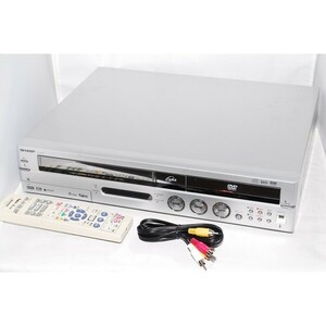 簡単ダビング vhs dvd HDD 160GB 一体型レコーター vhs ビデオデッキ SHARP DV-TR11【中古】